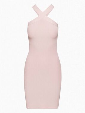 Babaton Sculpt Knit Criss Cross Dress